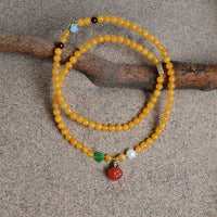 Three Circle Amber Bracelet