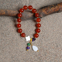 Red agate bracelet