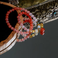 Gradual change agate bracelet