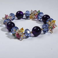 Amethyst Bracelet (Swarovski Crystal)