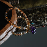 Yellow Rutilated Quartz Bracelet