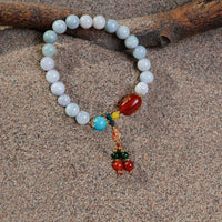 Jade & Southred Agate Lucky Bracelet