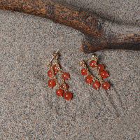 Agate earrings