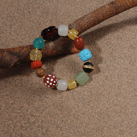Succinum Amber Pixiu Multi Treasure Bracelet