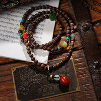 Four Circles Buddha Beads Bracelet