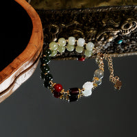 Hetian jade duobao bracelet