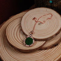 Jadeite Round Pendant