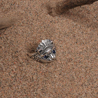 Sapphire Cat Ring