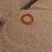 Canary Stone Thumb Ring