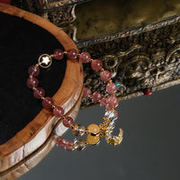 Strawberry Quartz Bracelet