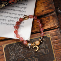 Strawberry Quartz Bracelet