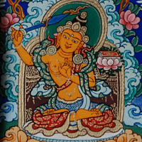 Manjushri Bodhisattva Thangka Necklace(文殊菩萨佛牌)