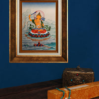 Year Of The Rabbit Zodiac Guardian Thangka (Manjushri Bodhisattva) - BTSAN PO