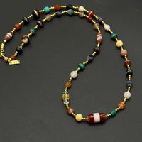 Banded Agate Dzi Bead (天然缠丝玛瑙多宝天珠）