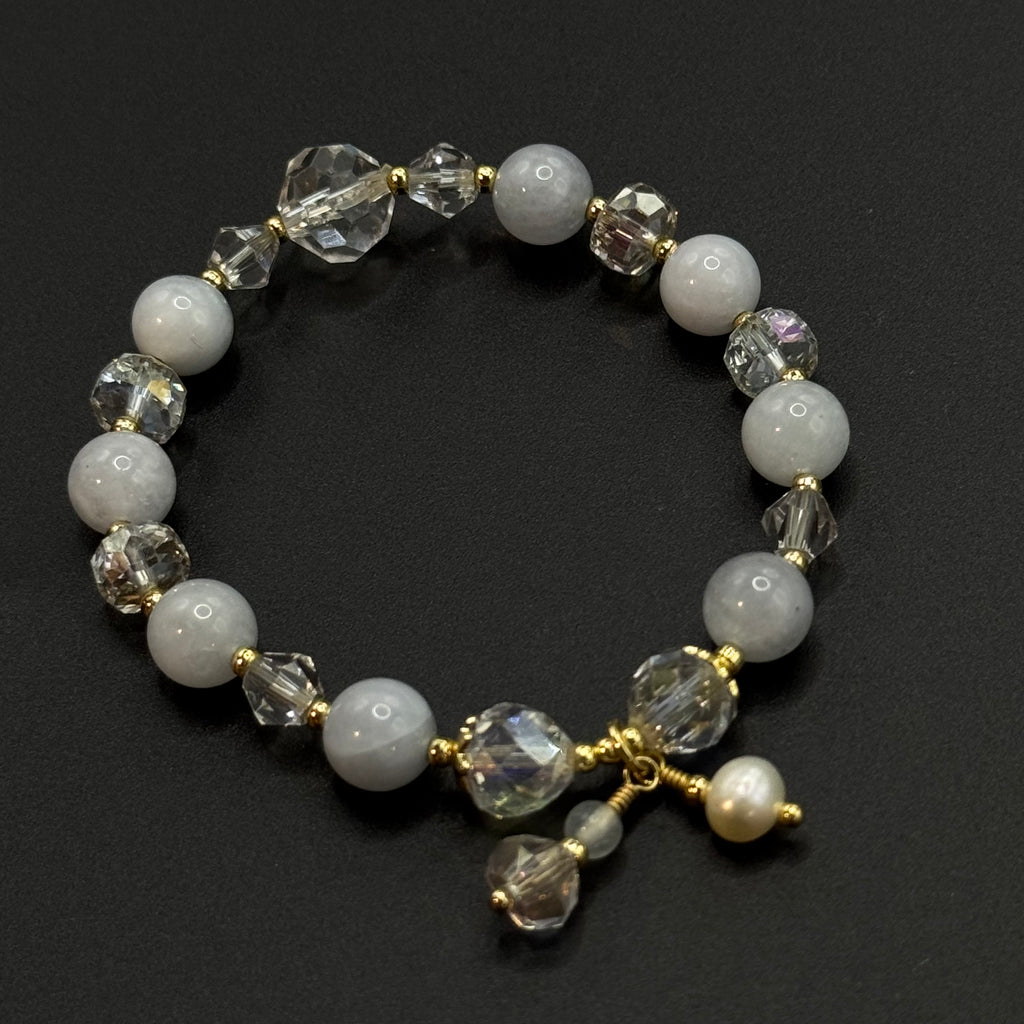 Aquamarine Crystal Bracelet