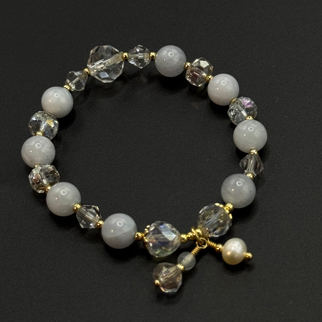 Aquamarine Crystal Bracelet