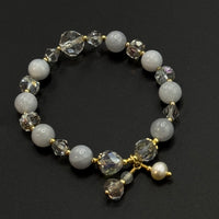Aquamarine Crystal Bracelet