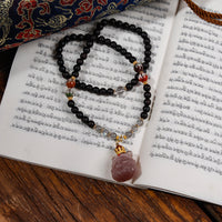 Rosewood Agarwood 06  Design Necklace