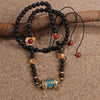 Rosewood Prayer Wheel Necklace