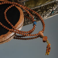 Old Sandalwood 108 Beads Bracelet（老山檀供奉料六字箴言）