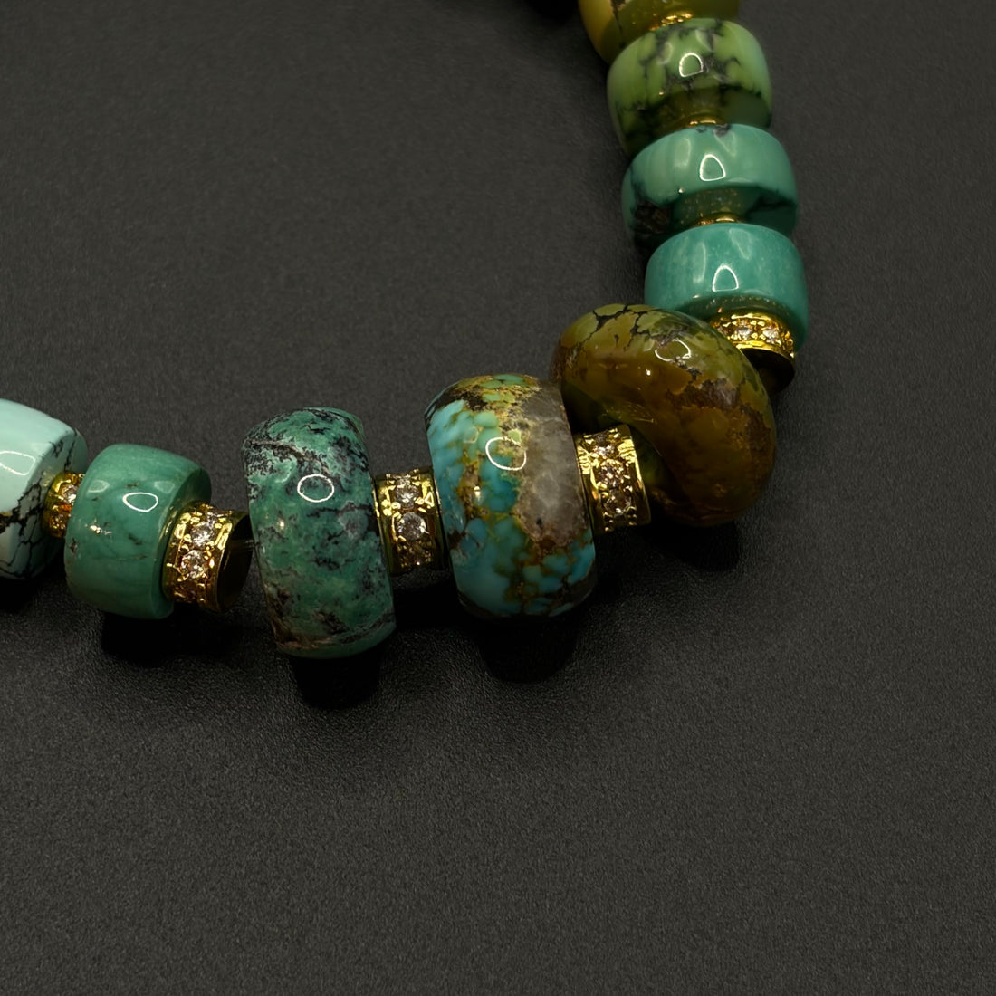 Turquoise Bracelet （原矿绿松石手串）