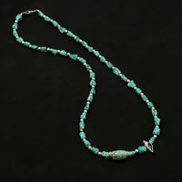 Turquoise Necklace（原矿绿松石项链）