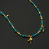 Turquoise Necklace （原矿绿松石随型项链）