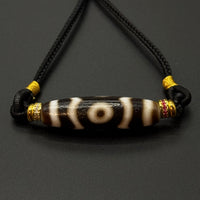 Three-eye Dzi Bead (三眼天珠）