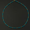 18K Turquoise Neckalce （暴力蓝原矿绿松石18K金项链）