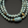 Turquoise 108 beads （雾霾蓝原矿绿松石108颗）