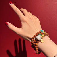 Three Circle Agate Bracelet