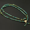 Turquoise Bracelet （玉化料春带彩原矿绿松石多圈）