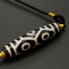 Six-eyed Dzi Bead Necklace (龙六眼天珠项链)