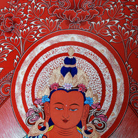Ga Zangben Red Tang Amitayus Buddha