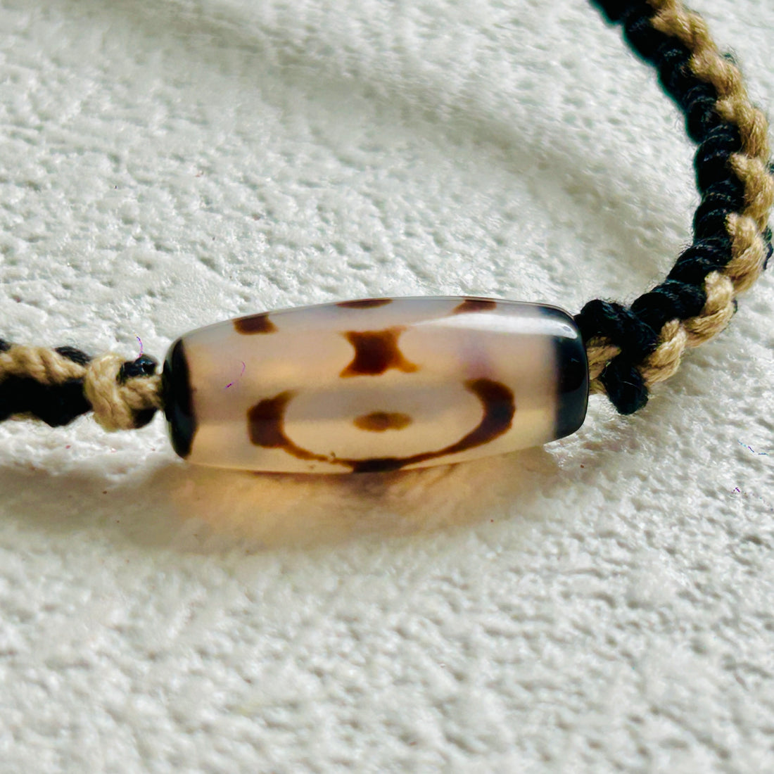 Tangka Square Pendant (Pushya Bodhisattva)