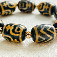 Treasure Vase Dzi Bead Bracelet