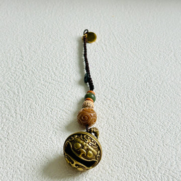 Brass Bell Key Holder