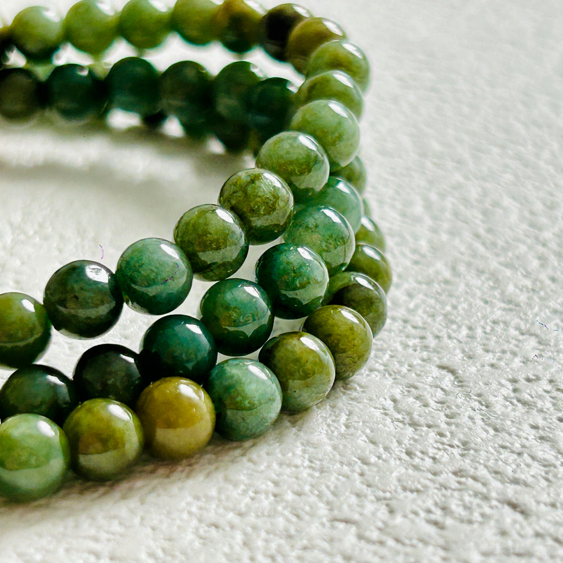 Three Circle Hetian Jade Bracelet