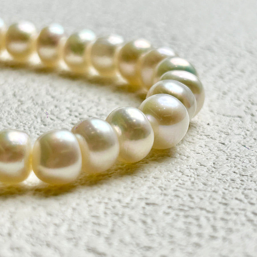 Pearl Pumpkin Bracelet