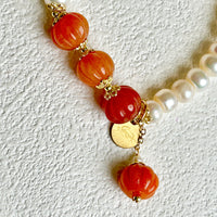 Pearl Pumpkin Bracelet