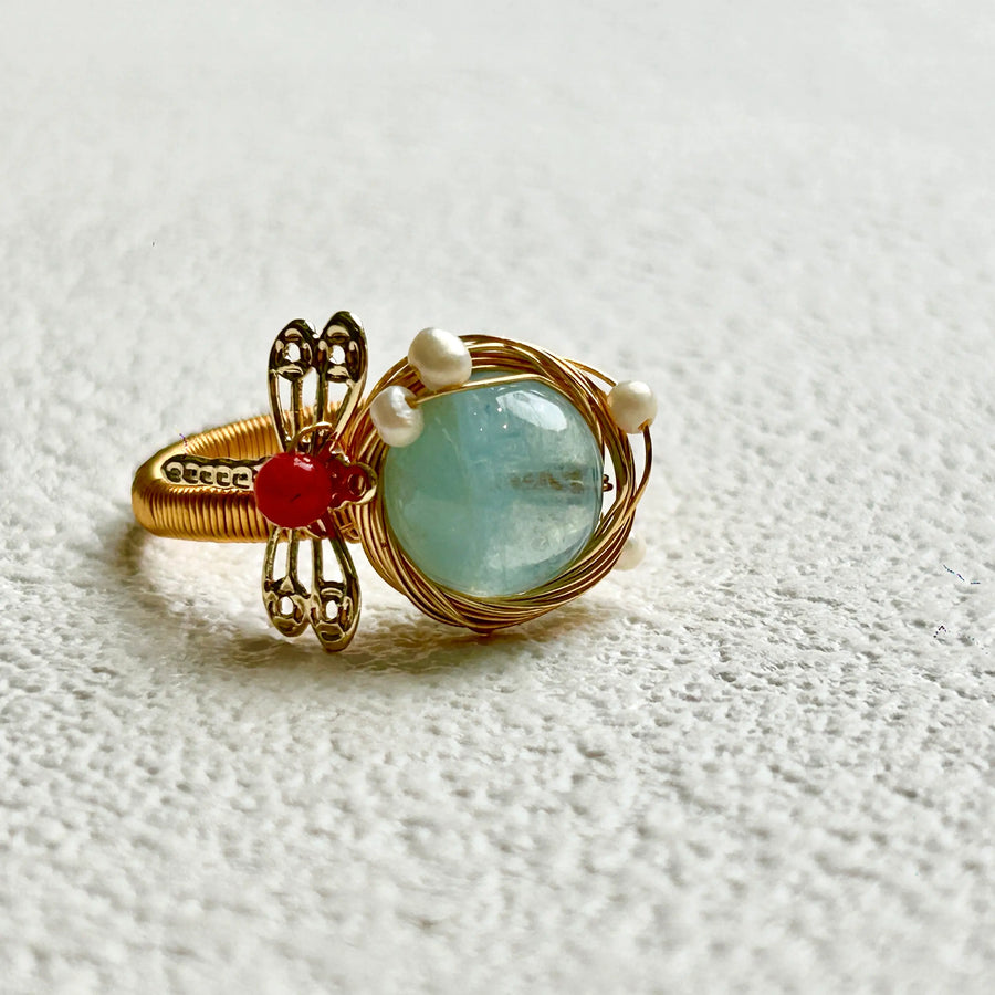 Aquamarine Ring