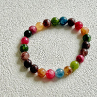Colored Gemstone Bracelet  very nice