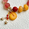 Strawberry Crystal Amber Bracelet