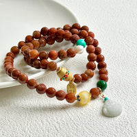 Three Circle Agate Bracelet