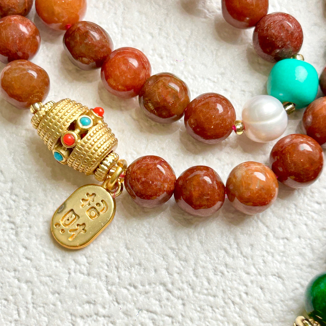 Three Circle Agate Bracelet