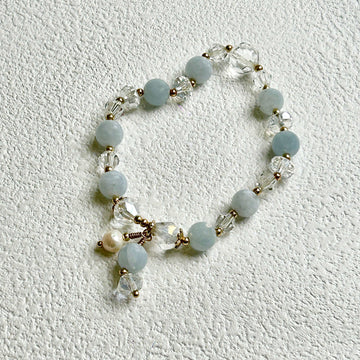 Aquamarine Crystal Bracelet