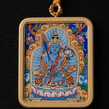 Akasagarbha Bodhisattva Thangka Over Cloth