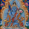 Akasagarbha Bodhisattva Thangka Over Cloth