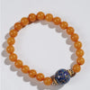 Large Seven Beads Amber Bracelet