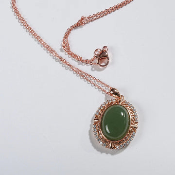 Hetian Jade Pendant Necklace